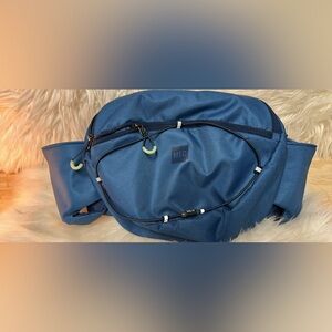 MEC Navy Blue Men's Waist Sling Bag with Cord Detail